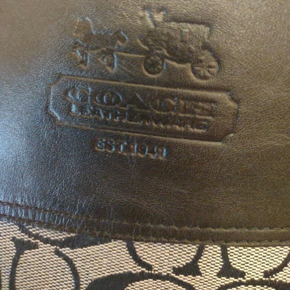 Coach Chrissi Khaki Signature Leather Tall Boots - Picture 3 of 3